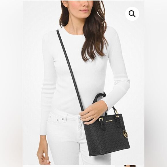 Michael Kors Jet Set Travel Extra-Small Saffiano Leather Top-Zip Tote Bag - Picture 2 of 16